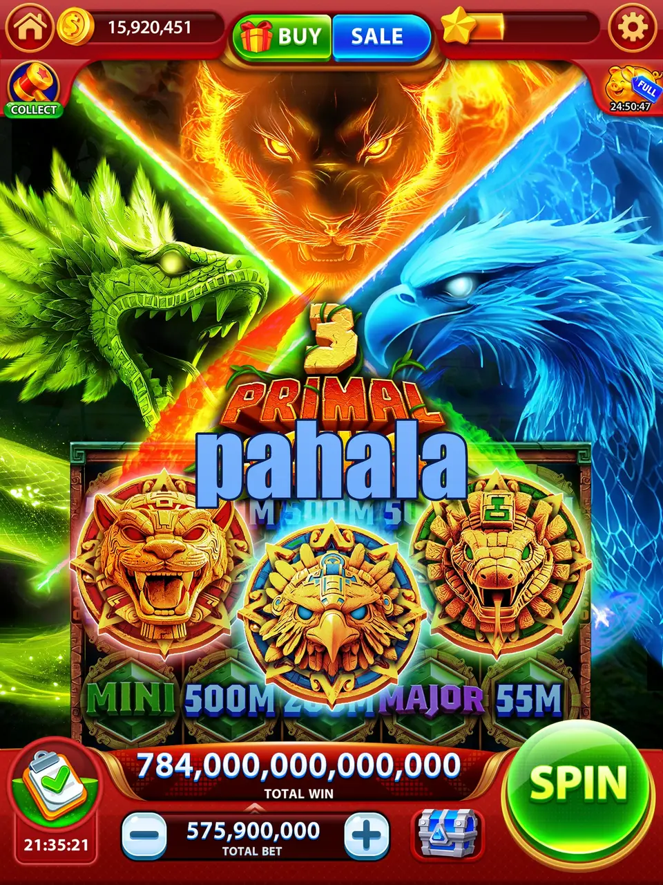 pahala Masuk